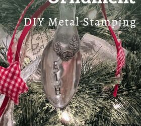 adorno de cuchara de plata diy metal stamping