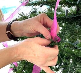 decorar el rbol con adornos de navidad de la vendimia