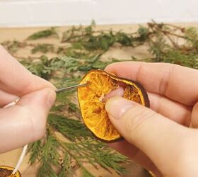 Alegría cítrica: Crea una guirnalda de naranjas secas para las fiestas