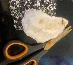 cmo crear un plato de baratijas con una concha de ostra, Concha de ostra