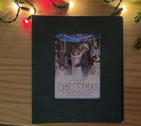 libro de recuerdos de tarjetas de navidad