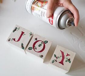 diy letras en bloques inspiradas en el estilo vintage