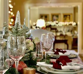 la mesa de la cena de navidad