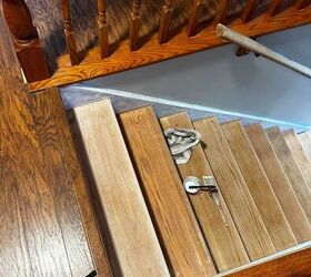 refinado de escaleras de madera