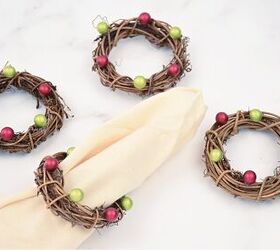 diy servilleteros para navidad porta servilletas corona navidea