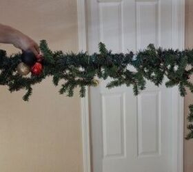Add ornaments to decorate the garland