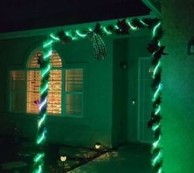 diy christmas arch, DIY Christmas light archway