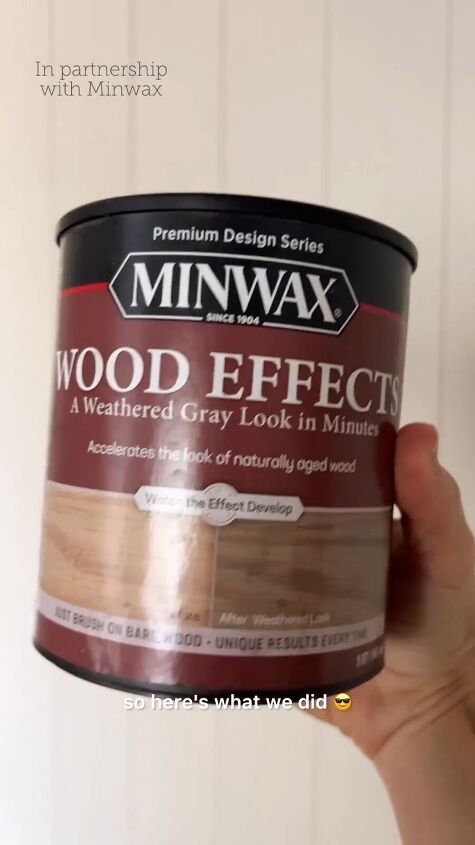 cabinet makeover, Minwax Wood Effects