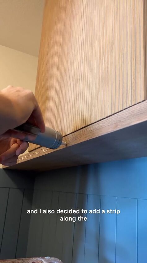 cabinet makeover, Applying wood glue