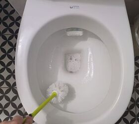 Scrub the toilet
