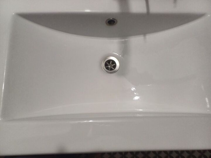 After: Bathroom sink after using the DIY coke cleaner