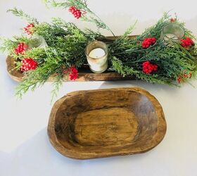 tazones de madera para masa todo el ao, Decorar los pasillos Cuencos de madera para masa Desata la creatividad navide a