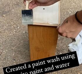 Making a paint wash