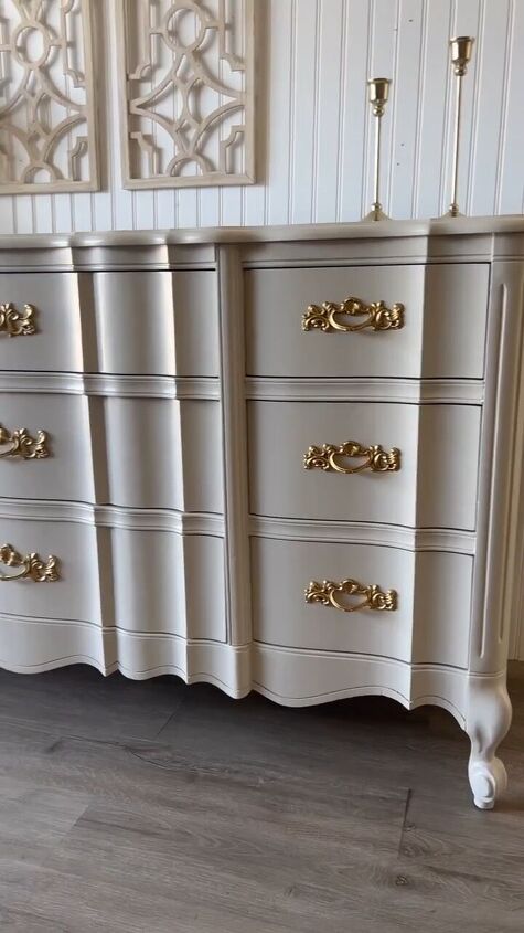 french provincial dresser makeover, French provincial dresser makeover