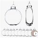 Clear glass ornaments