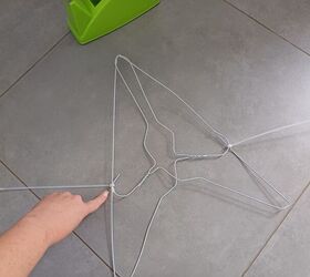 A step-by-step guide to a wire hanger Christmas tree