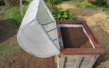How to Build a Raised Bed Garden With Hinged Cover Recycled Materials