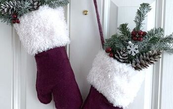 Winter Mittens Door Hanger