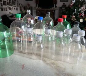 campanas de navidad dupe, Botellas cortadas