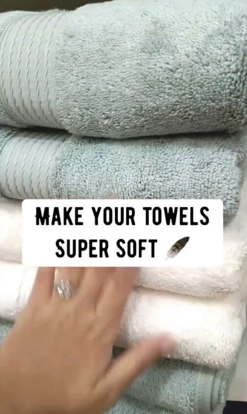 make your towels super soft, How to make your towels super soft