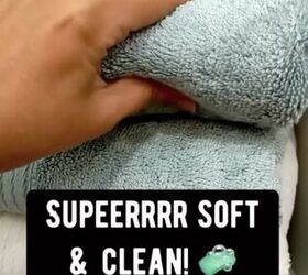 make your towels super soft, How to make your towels super soft
