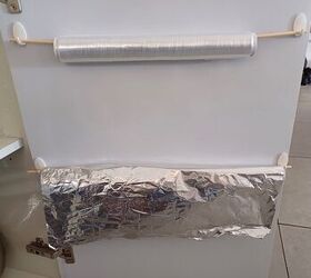 Space-Saving Idea: How To Organize Foil and Plastic Wrap