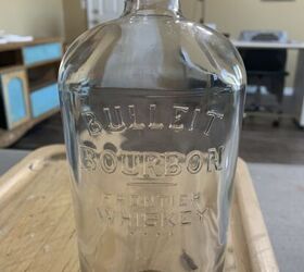 how to make a new whiskey bottle look old and rustic, Whiskey Bottle Before