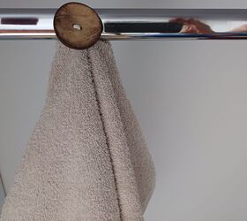 Hand towel hanging idea