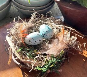 Cómo hacer un nido de pájaros decorativo