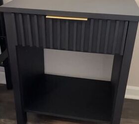 Simple 5-Step Black and Gold Nightstand Makeover