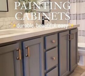 How to Paint Bathroom Cabinets in 7 Easy Steps