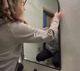 How to Hang a Mirror on a Wall With an Easy Hanging Hack