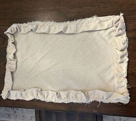 diy ruffle pillow cover