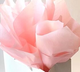 flores de cerezo diy, Papel de seda rosa rubor para envolver regalos