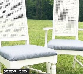 dining chair makeover, Reattaching seat cushions