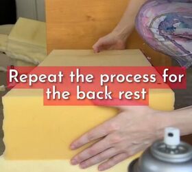 Repeating the process for the backrest