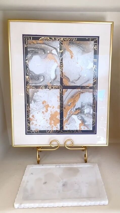 Hydro-dipped wall art