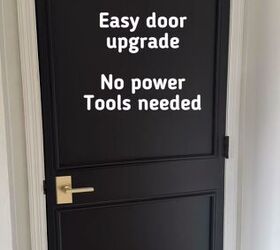 diy door upgrade, Door before the DIY