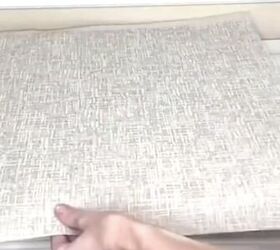 Cutting fabric for the frame backing