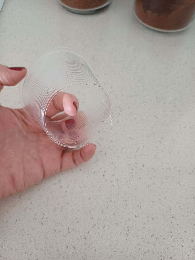 DIY funnel from plastic cup