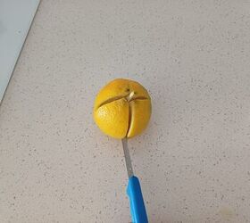 Cut a lemon
