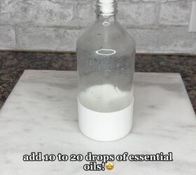 Adding drops of essential oil