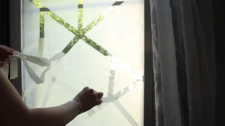 Affordable Window Privacy Idea: How to Use Elmer's Glue to Frost Glass ...