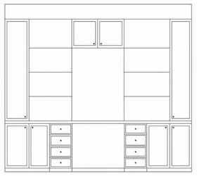 disear y construir empotrados a medida para una oficina en casa