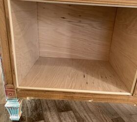 dresser missing drawers makeover western style