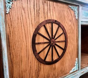 dresser missing drawers makeover western style