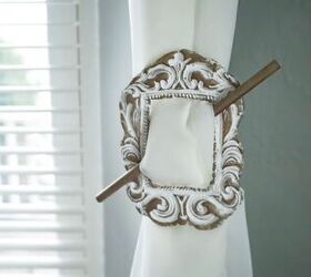 lazos de cortina con marco de inspiracin vintage