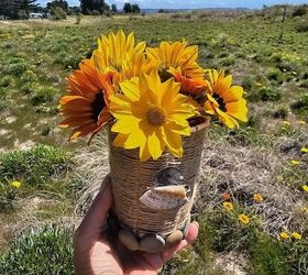 cmo reciclar una taza de caf para llevar y convertirla en un jarrn