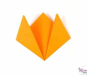 el tulipn de papel una sencilla flor de origami, Tulip n de papel una sencilla flor de origami