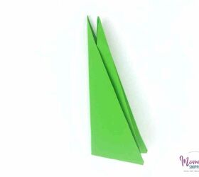 el tulipn de papel una sencilla flor de origami, Hoja de tulip n de papel Flor de origami sencilla